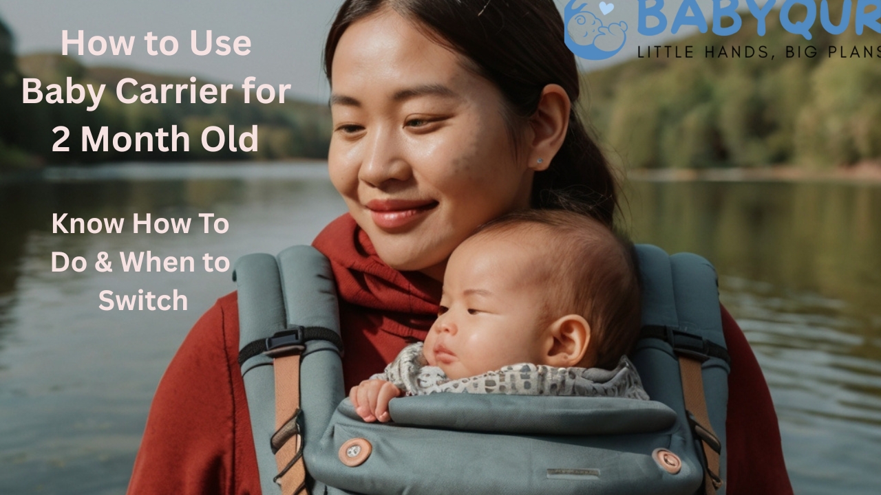 How To Use Baby Carrier For 2 Month Old