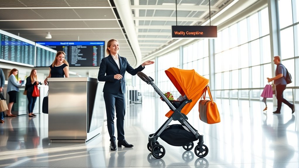 airline stroller policies explained
