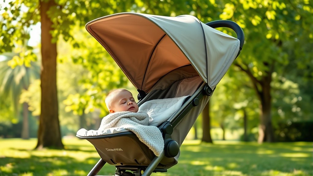 comfortable stroller nap tips