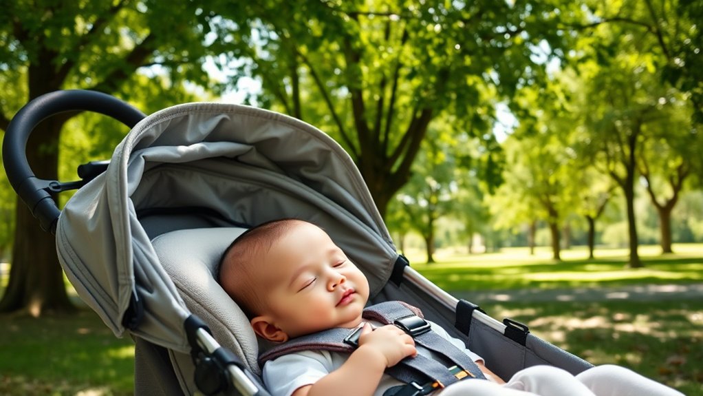 stroller nap safety tips