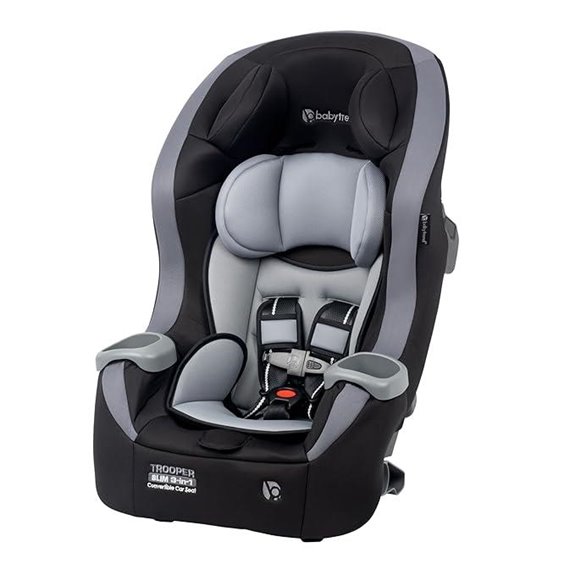 Baby Trend Trooper™ Slim 3-in-1 Convertible Car Seat Dash Black