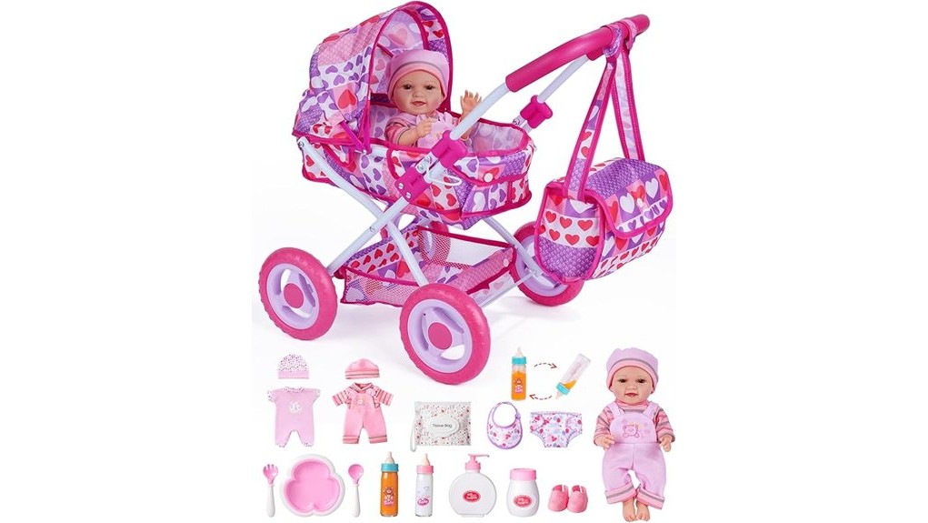 adorable baby doll stroller