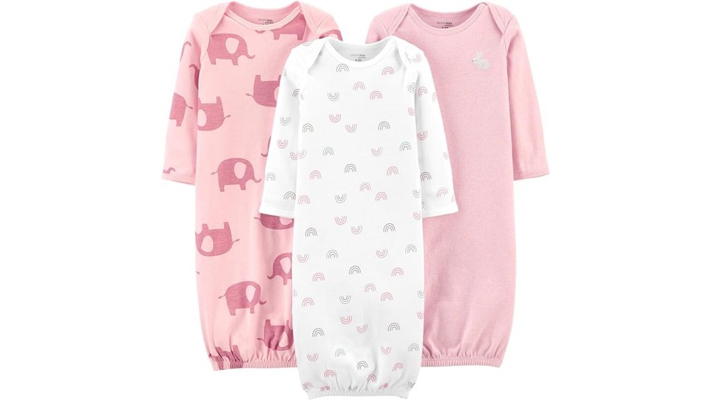 adorable baby gown set