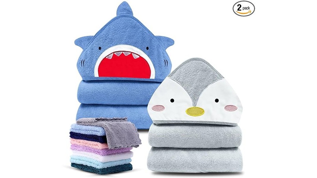 adorable castle themed baby towel
