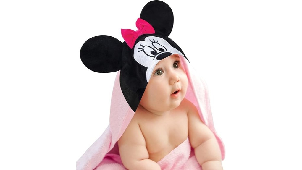 adorable disney themed bath towel