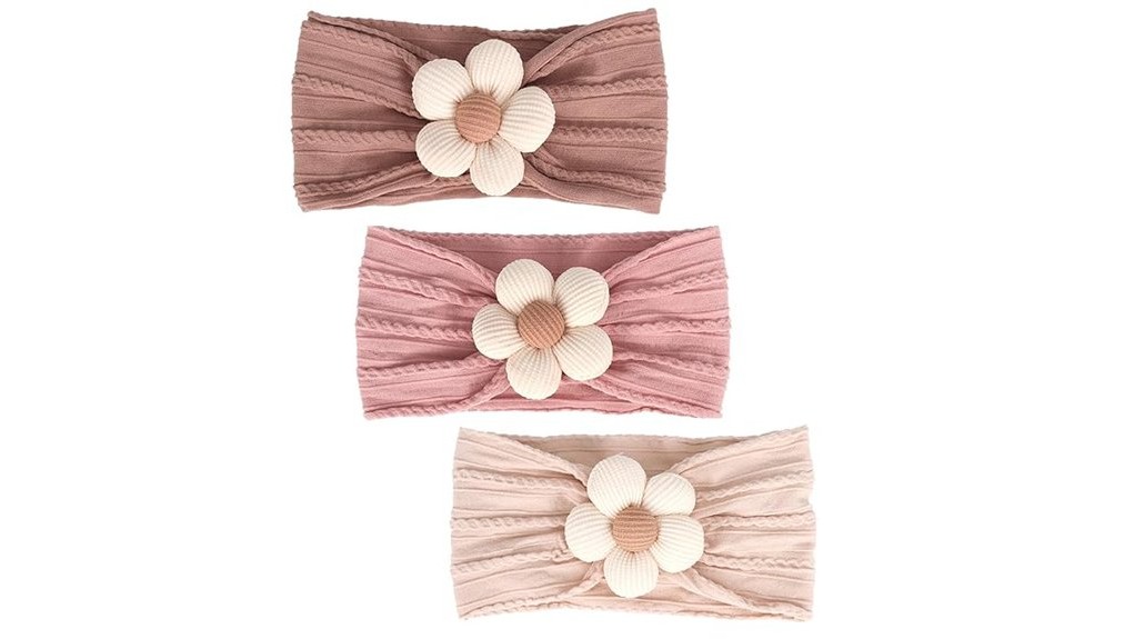 adorable floral baby headbands