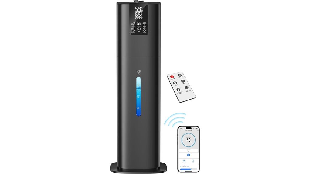 app controlled cool mist humidifier