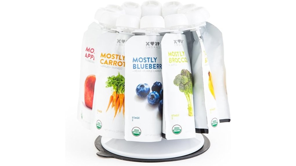 baby food pouch carousel