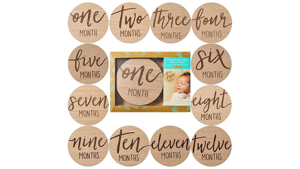 baby milestone marker set
