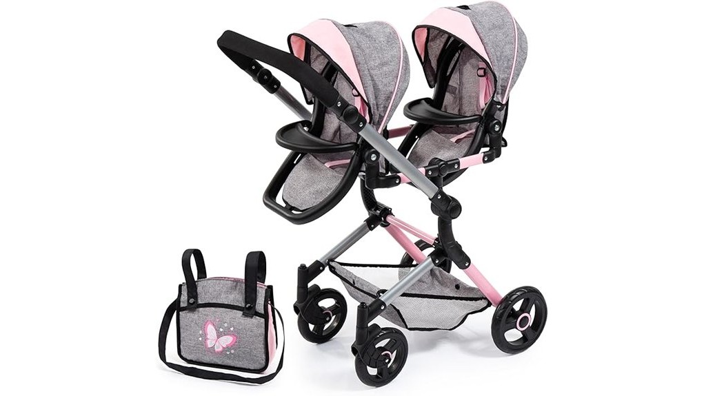 bayer twin doll pram