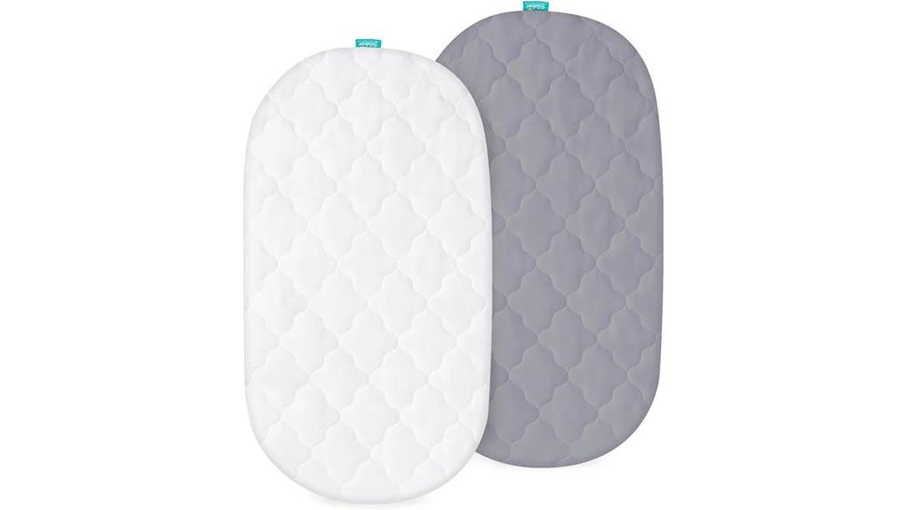 biloban bassinet mattress cover