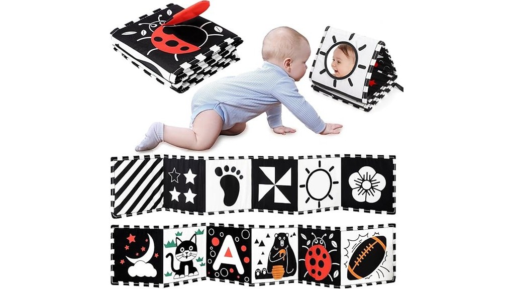 black and white toy