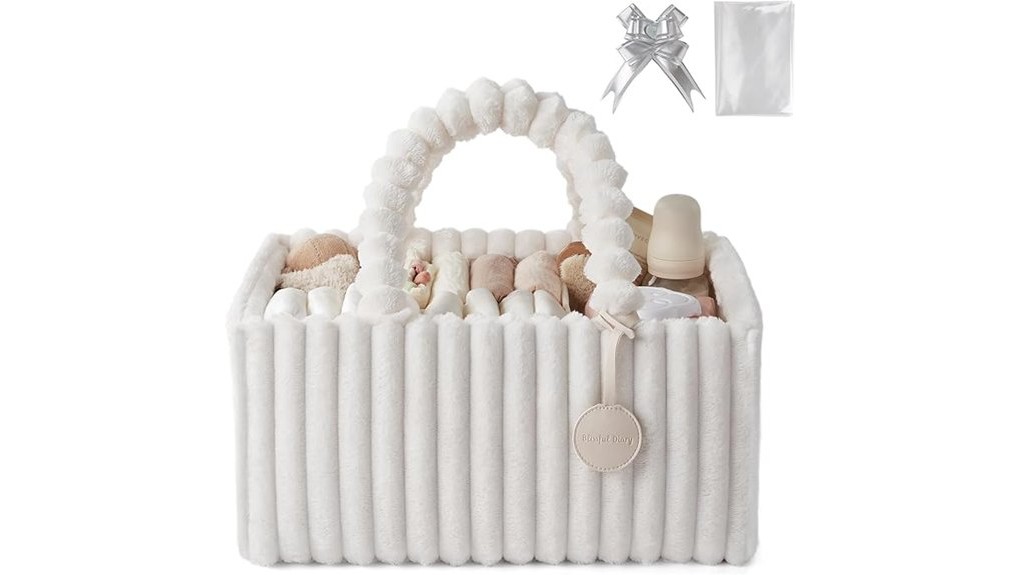 blissful diaper caddy organizer