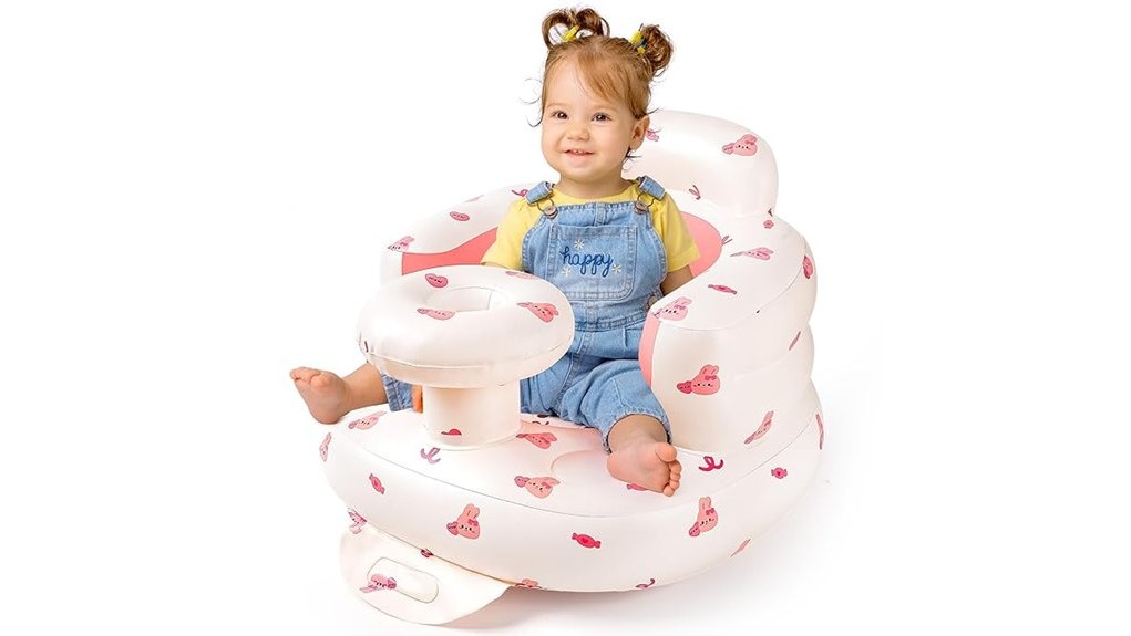 bunny themed inflatable seat review