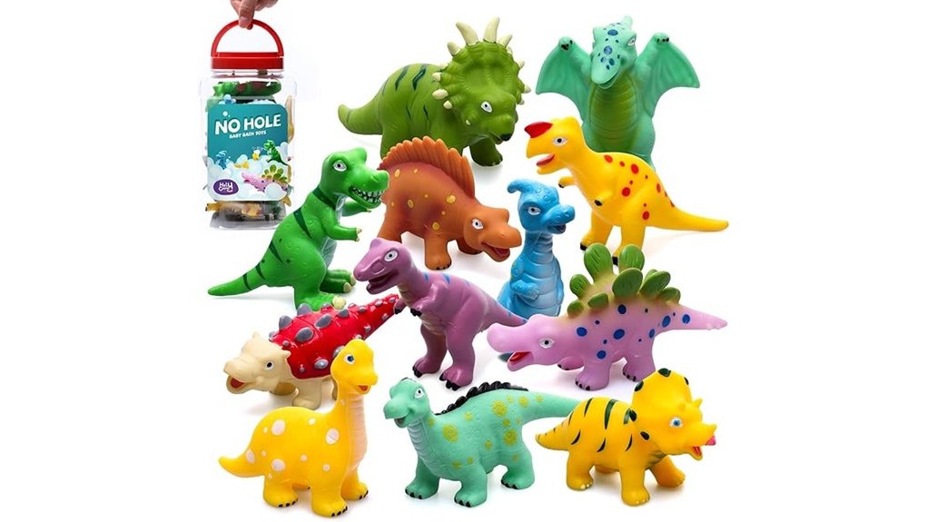 cancy dinosaur bath toys