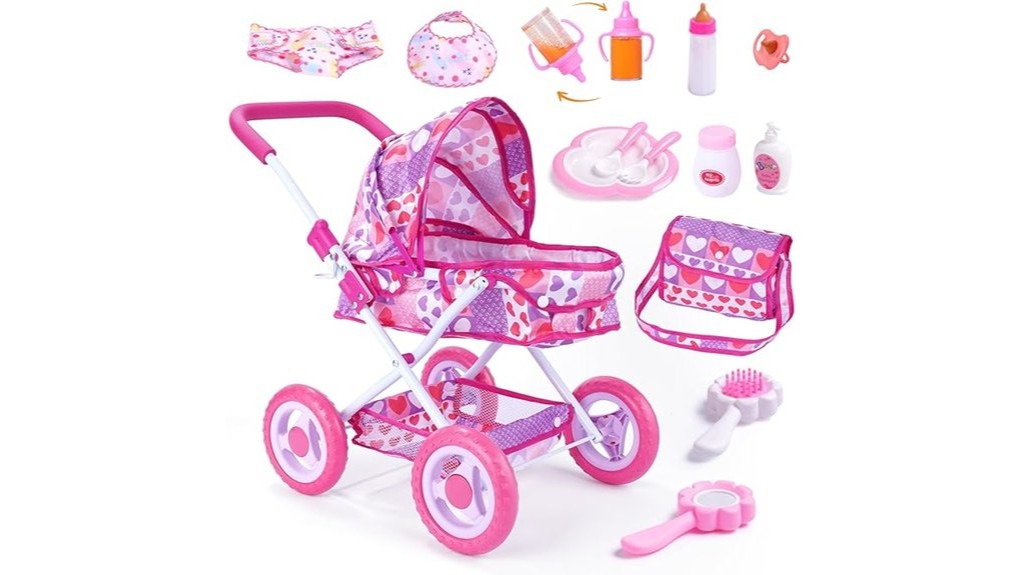 charming baby doll stroller