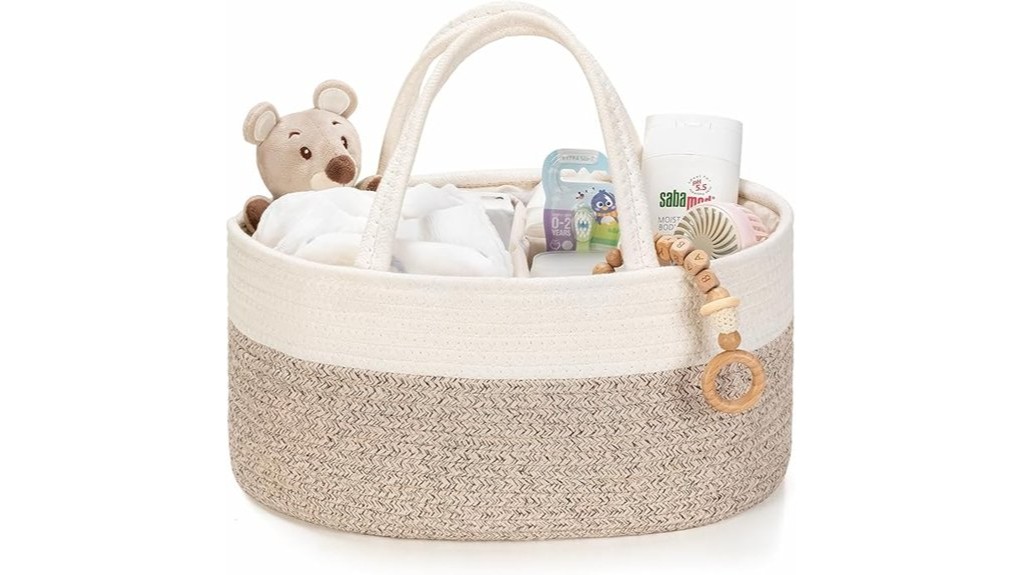 chic diaper storage organizer