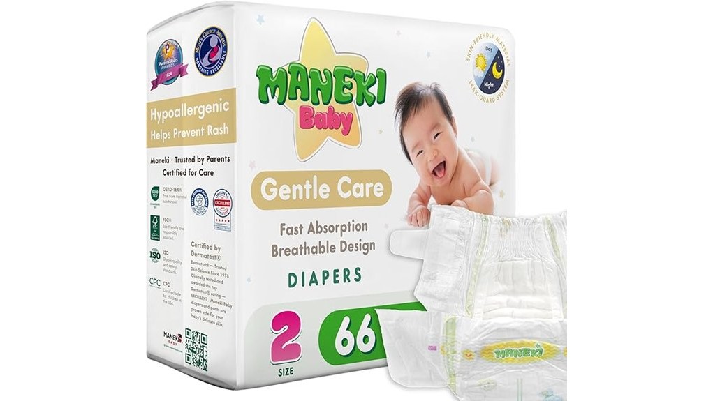 comfortable and protective diapers