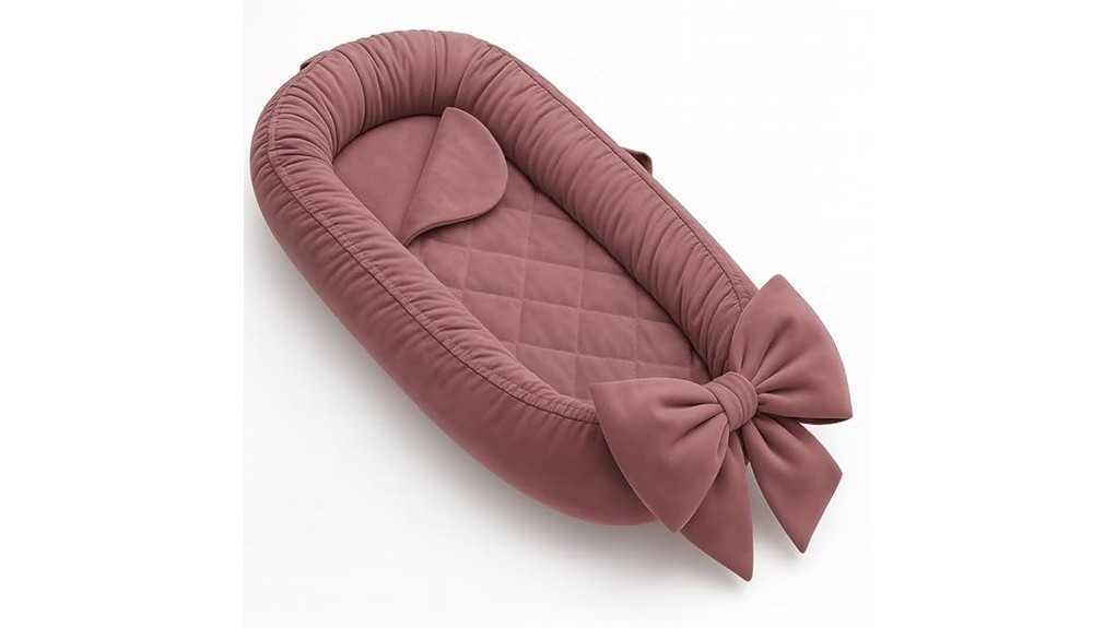 comfortable newborn lounging option