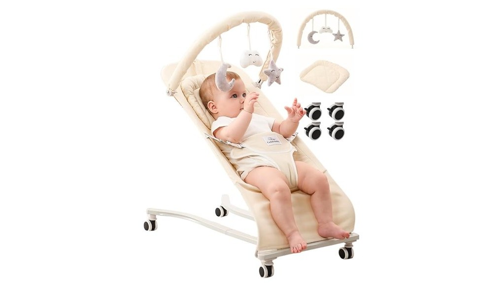 comfortable portable baby bouncer