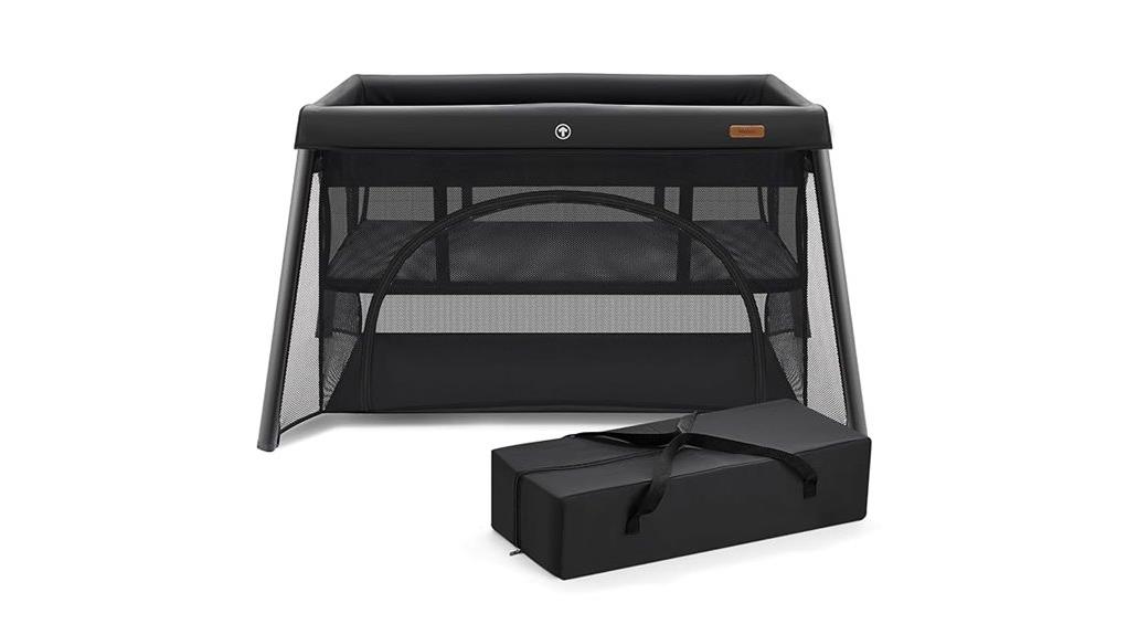 comfortable travel crib solution