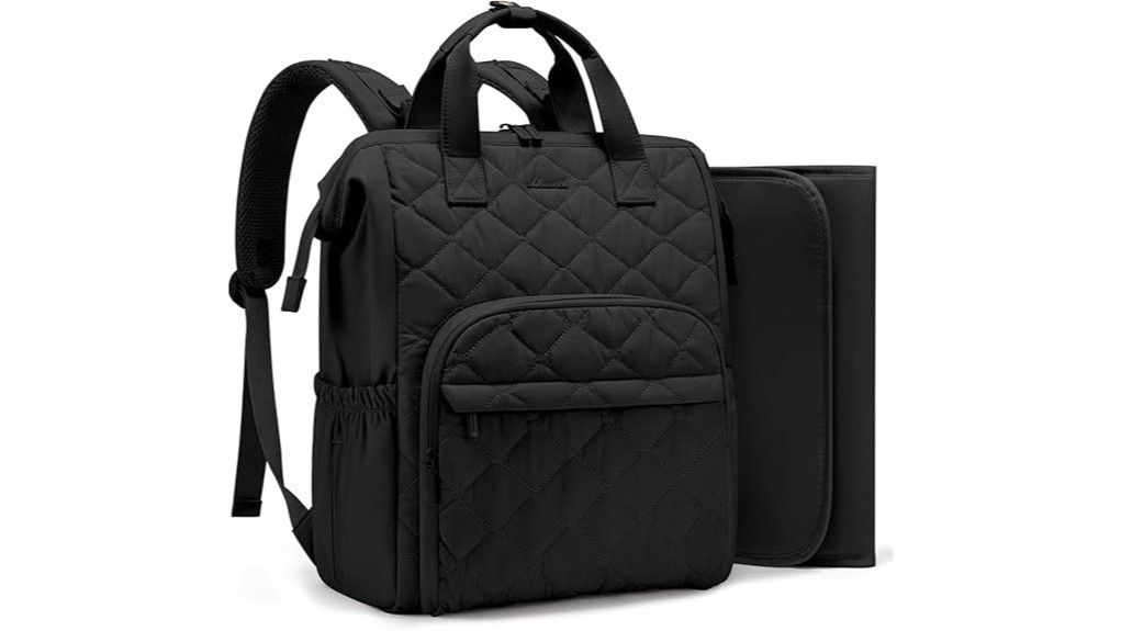 compact stylish functional diaper bag