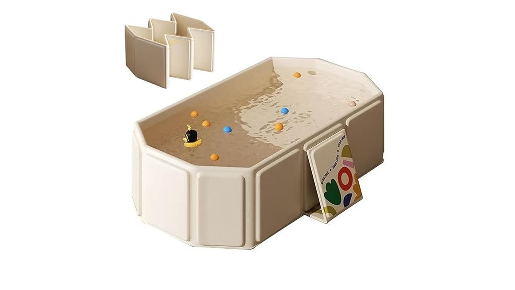 convenient collapsible baby bathtub