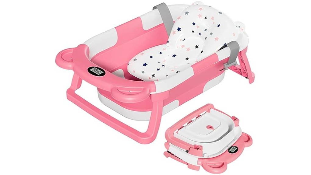 convenient collapsible baby bathtub