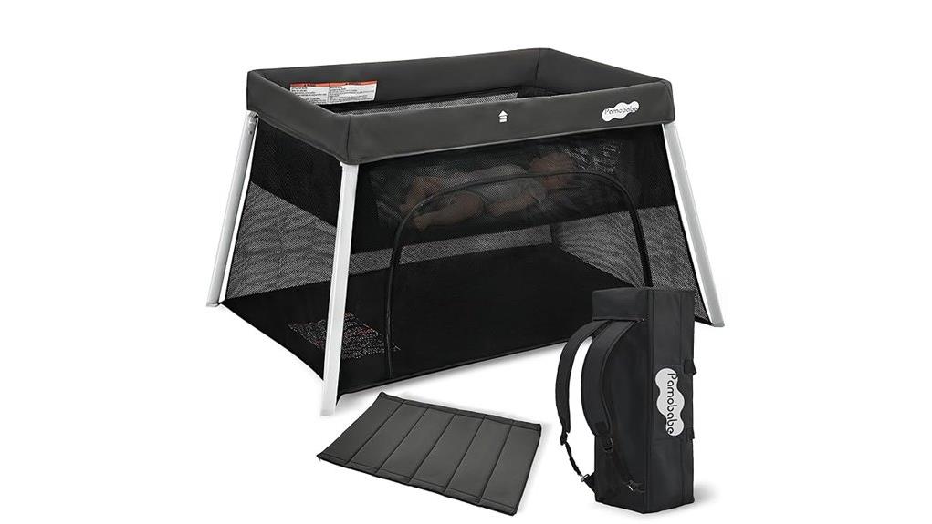 convenient travel playpen solution