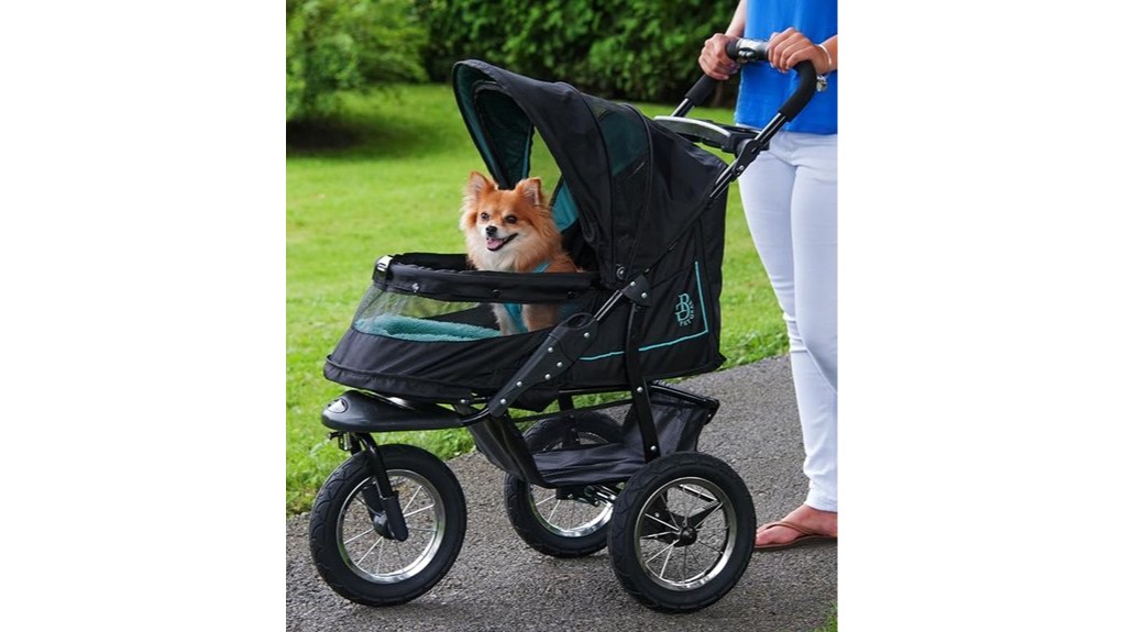 convenient zip free pet stroller