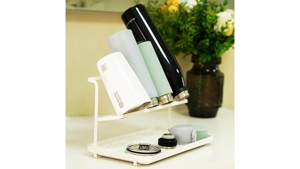 countertop bottle drying rack