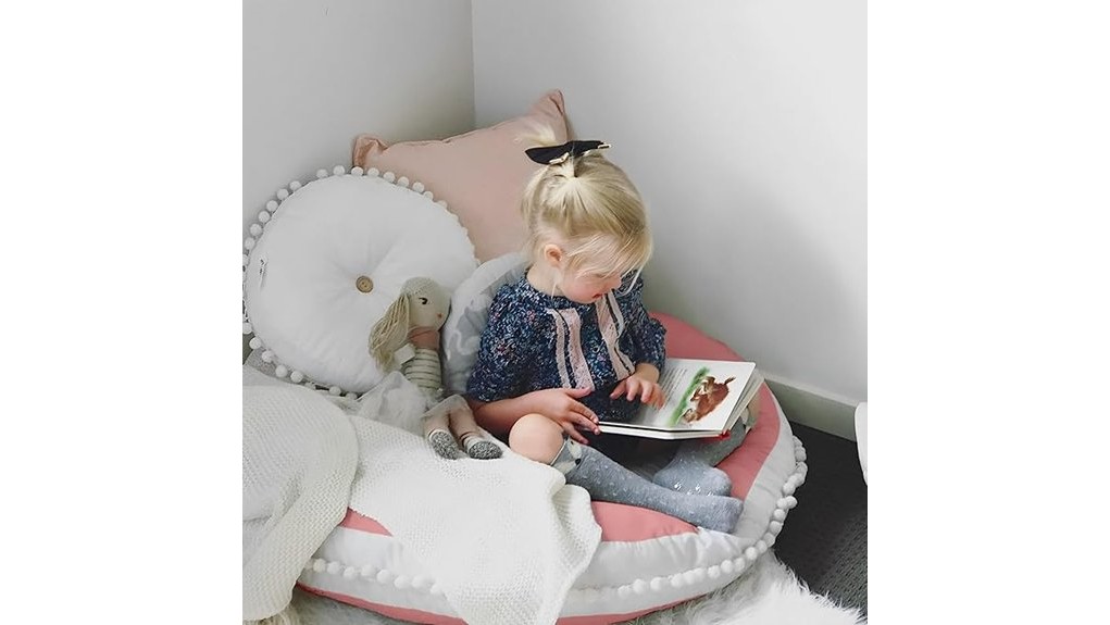 cozy stylish floor pillow