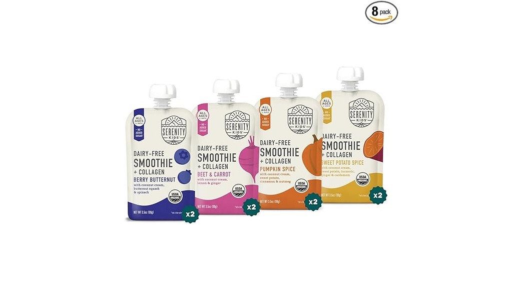 dairy free baby food pouches