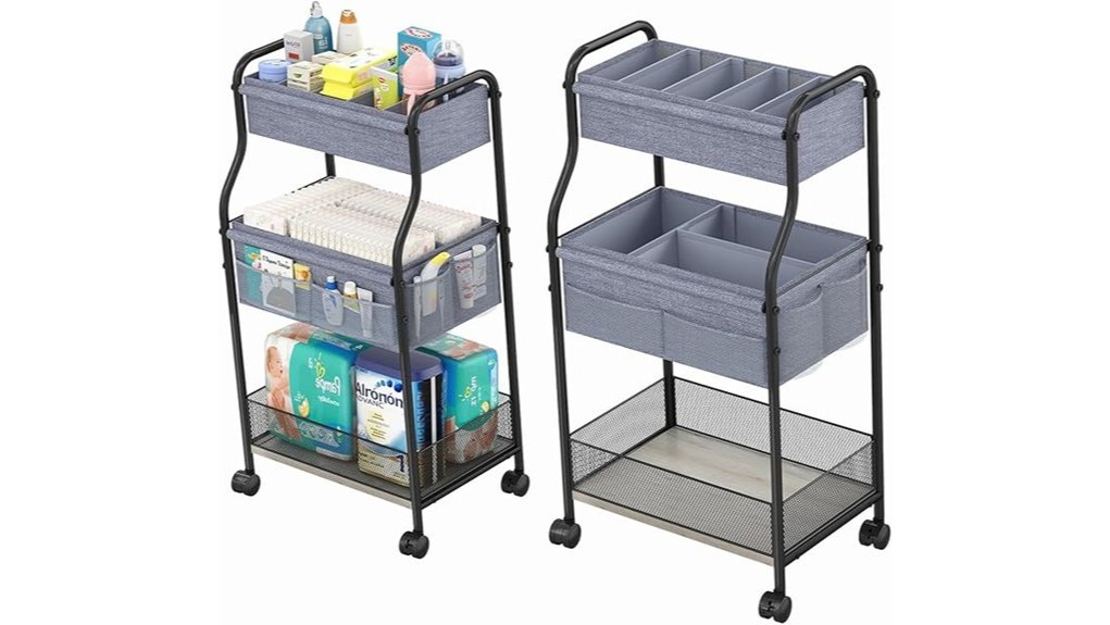 diaper storage organization solution