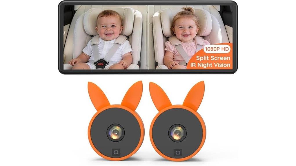 dual camera car monitor
