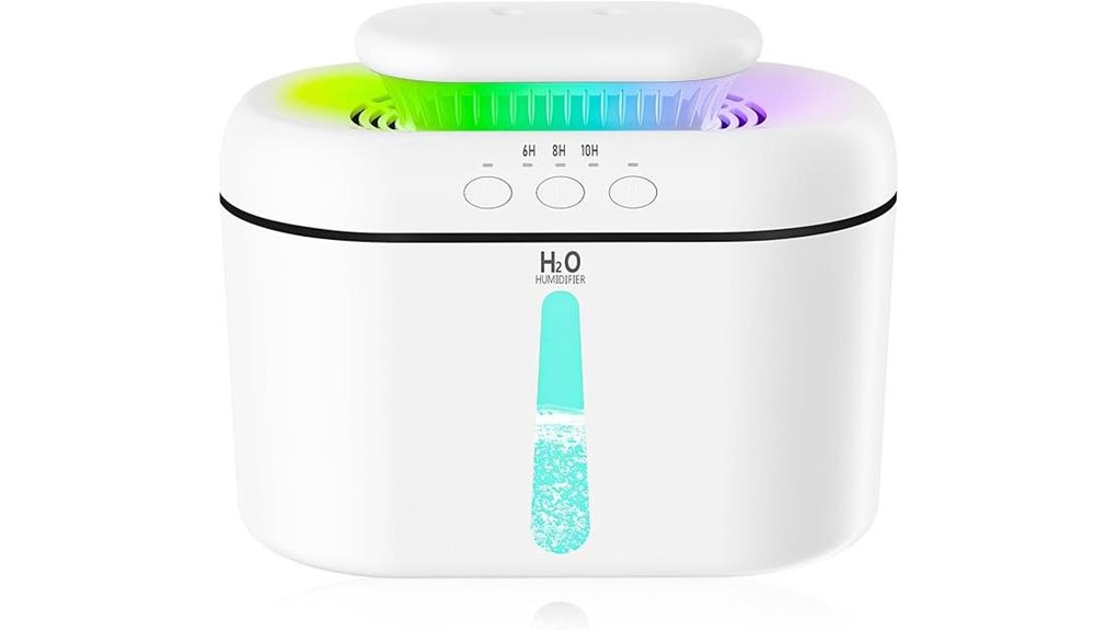 dual nozzle cool humidifier