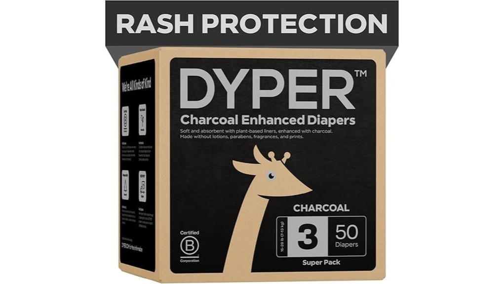 dyper charcoal diapers review