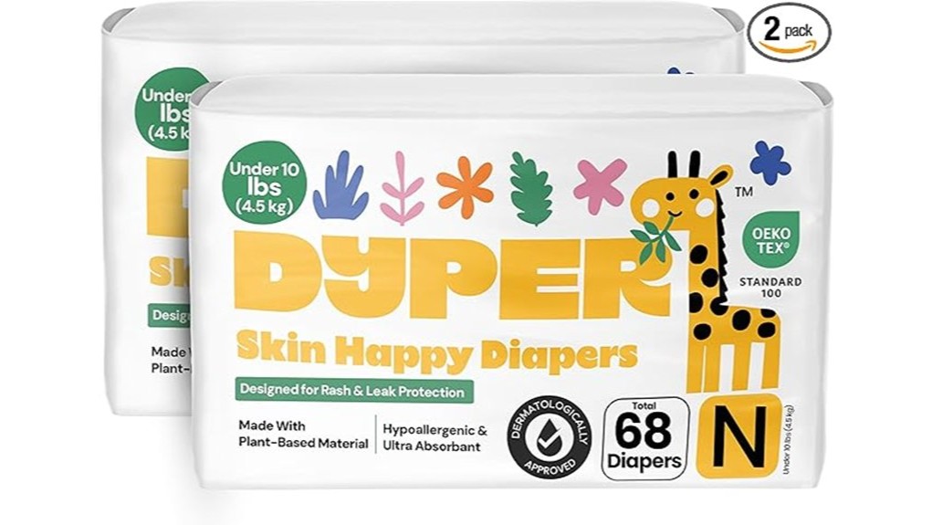 dyper newborn diapers review