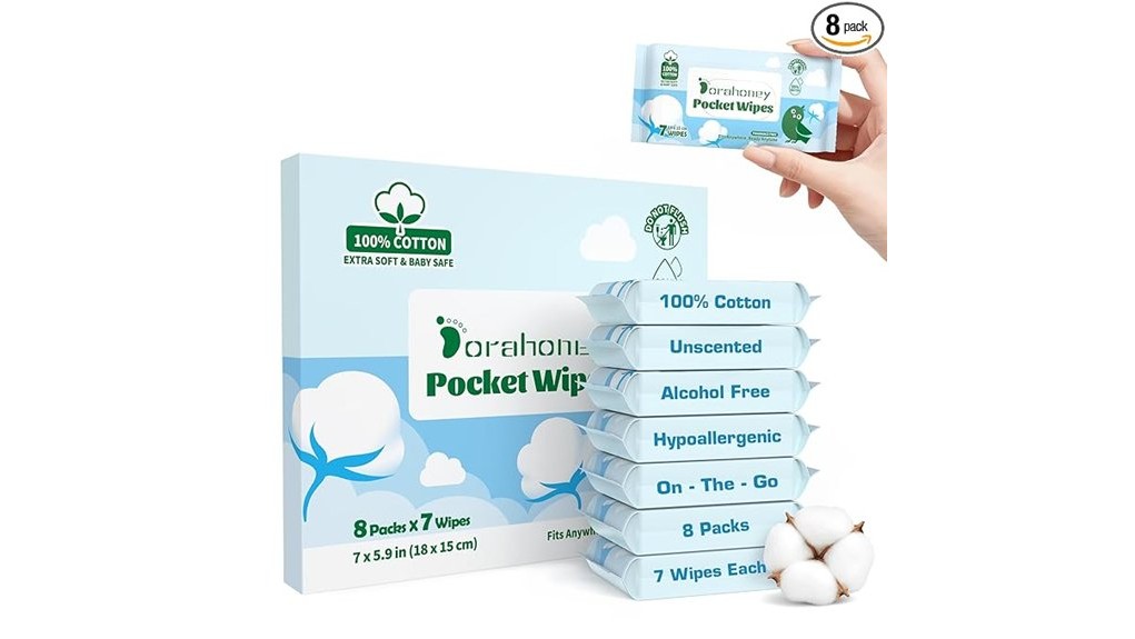 effective cotton travel wipes