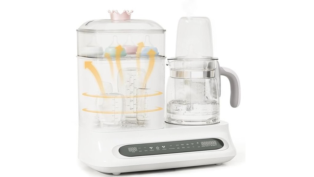 efficient baby bottle heating