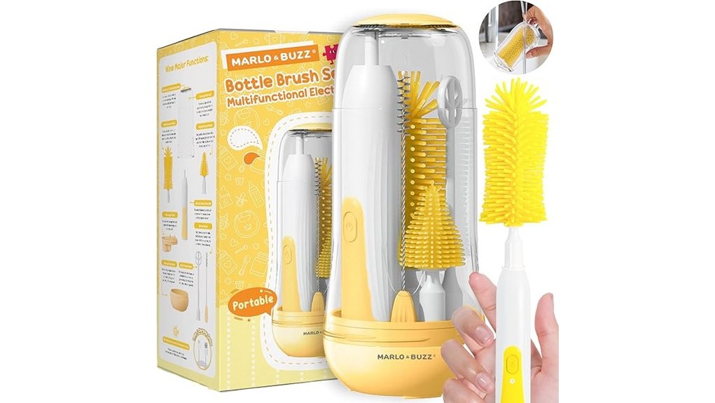 efficient electric bottle cleaner