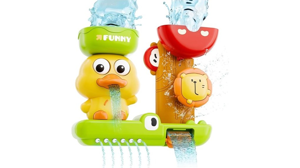 engaging bath toy experience