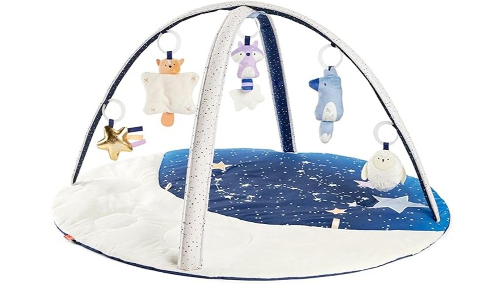 engaging infant play surface