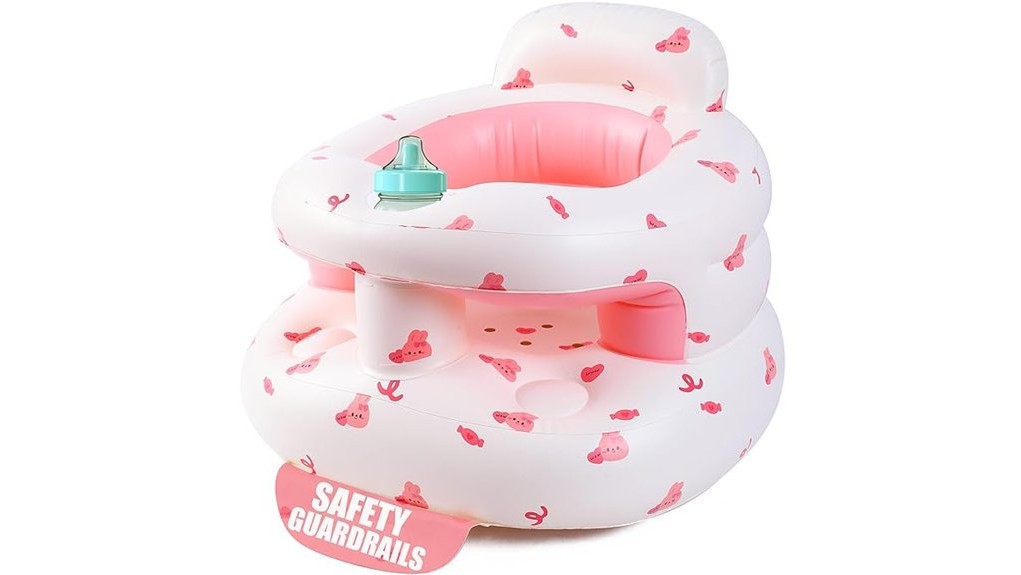 enhanced inflatable baby seat