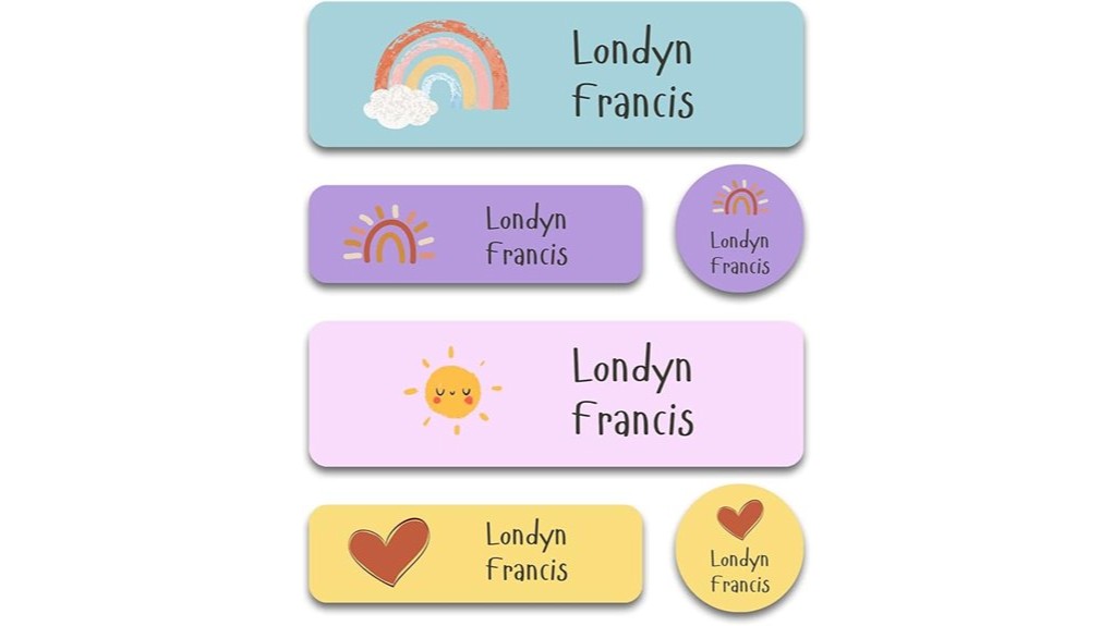 essential daycare name labels