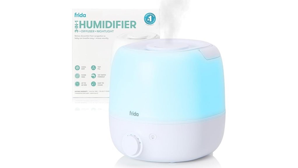 frida baby humidifier features