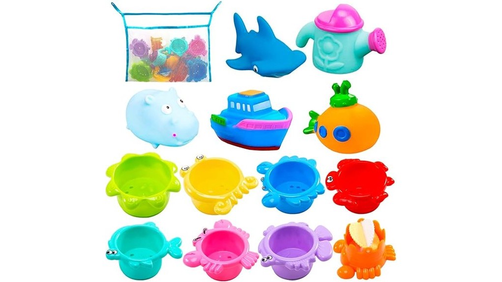 fun and engaging bath toys