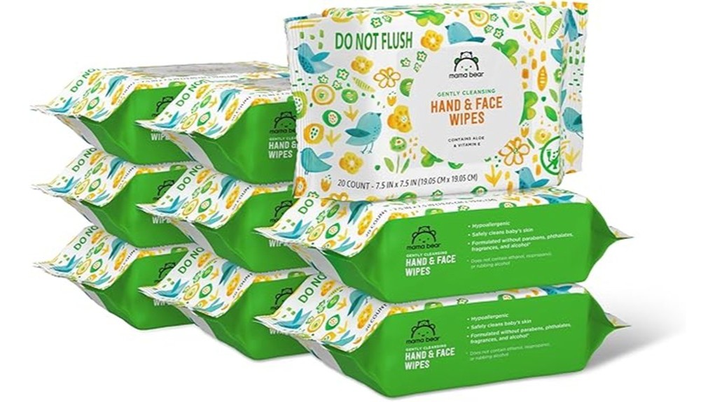 gentle and effective wipes