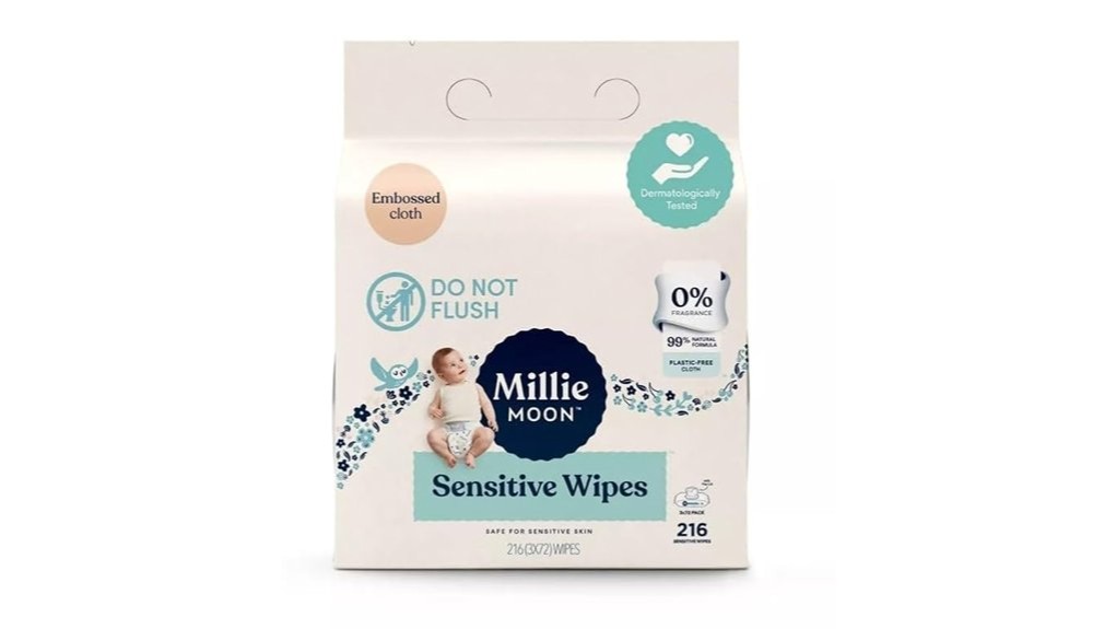 gentle effective sensitive wipes