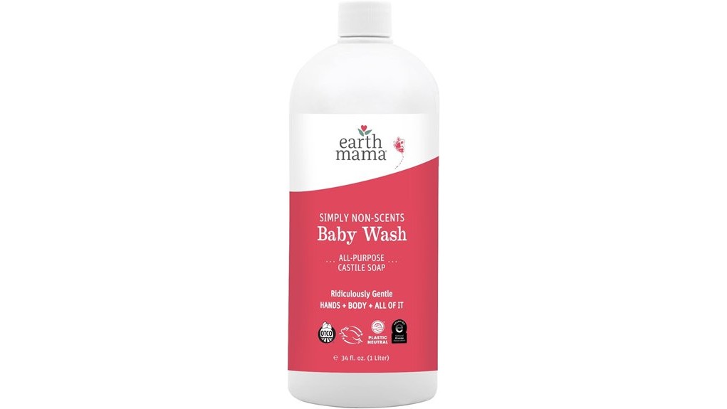 gentle fragrance free baby wash